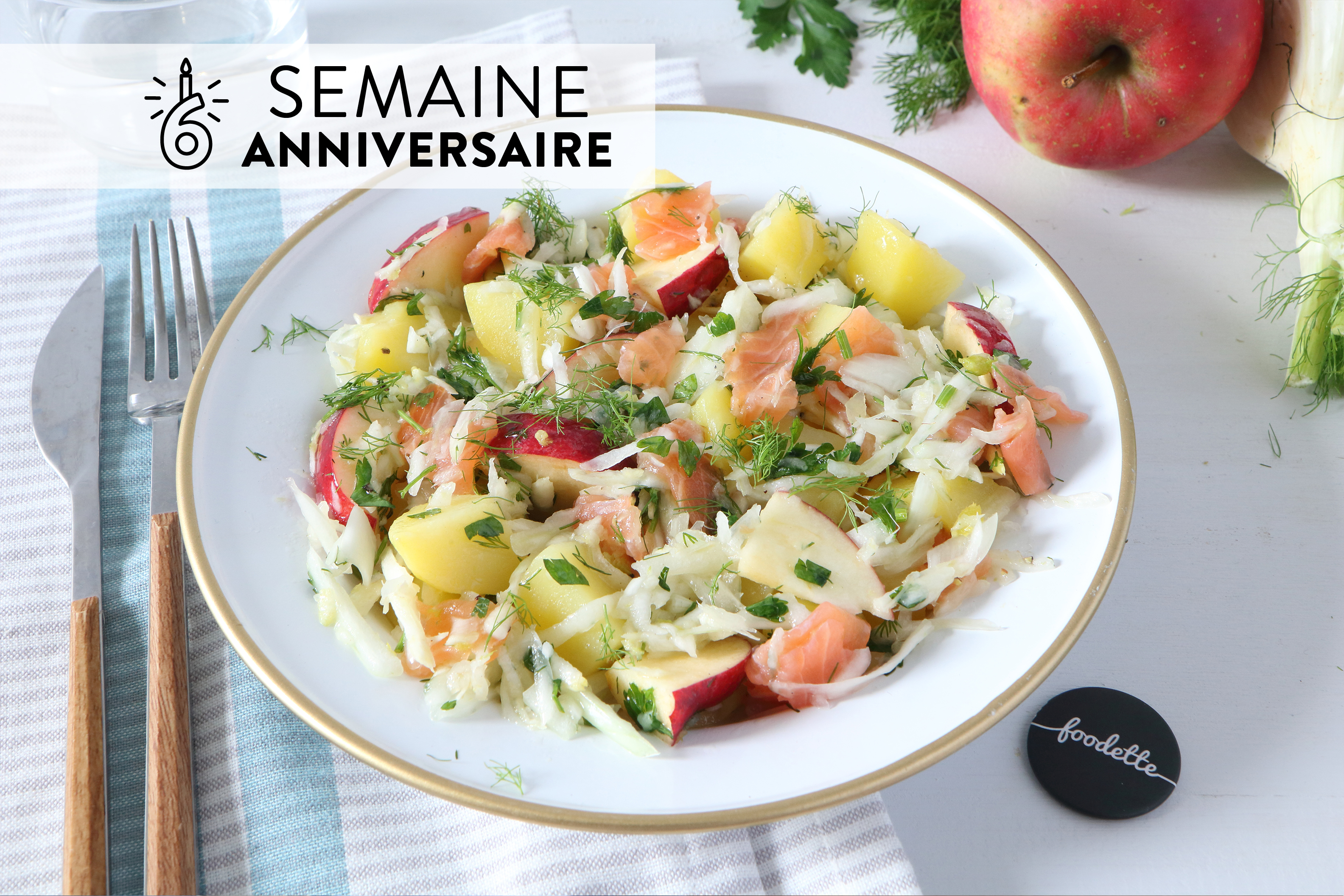 Salade Scandinave Au Saumon Fumé De Marie France