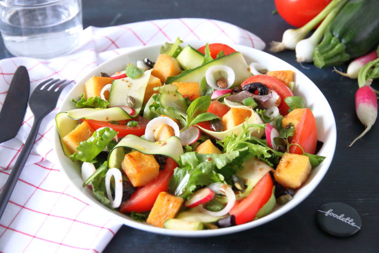 Salade Provencale A La Panisse Doree La Recette De Salade