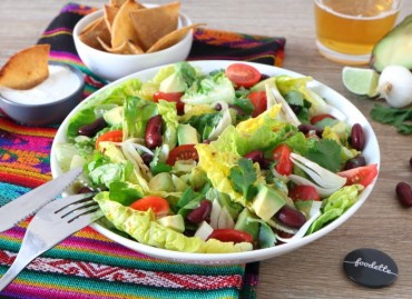Salade mexicaine aux nachos maison