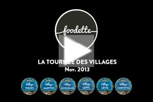 La tournée des villages Foodette